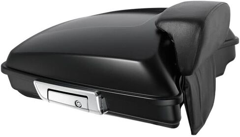 TCMT 5.5" Razor Motorcycle Trunk Backrest Pad Two Up Mounting Rack Fit For Harley 2014-2025 Touring CVO Road King Road Glide Street Glide Electra Glide Pack in Saudi Arabia