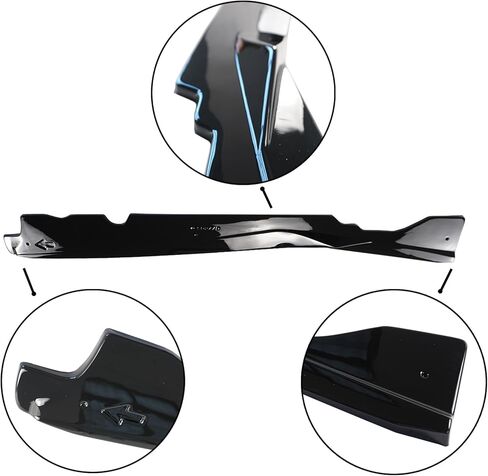 قطعتان من التنانير الجانبية لسيارة Corvette C8 2020-2025 Stingray&Z51 طقم هيكل لوحة الروك ملحقات لوحة التمديد ABS MXT Style (أسود لامع) in Kuwait