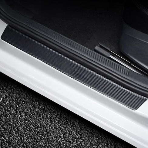 4 Pcs Pickup Door Sill Protector Stickers Truck Decorative Decal for Ford Ranger (NO Text) in Saudi Arabia