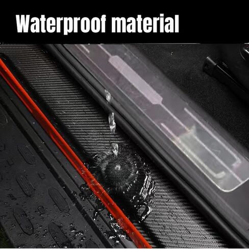 4 Pcs Pickup Door Sill Protector Stickers Truck Decorative Decal for Ford Ranger (NO Text) in Saudi Arabia