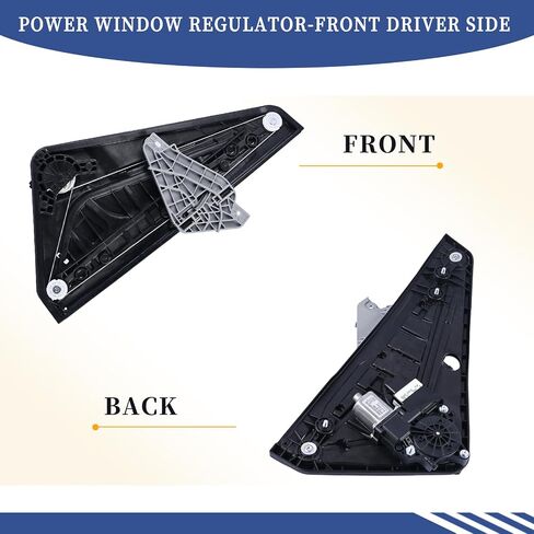 Power Window Regulator Front Left Driver Side Compatible with Hyundai Veloster Turbo 2012 2013 2014 2015 2016 2017 Replace 824012V010, 6Pin in Saudi Arabia