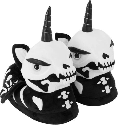 خف Killstar Bone Myth Skull Unicorn للسيدات على الطراز القوطي الناعم المريح سهل الارتداء مقاس متوسط/كبير in Kuwait