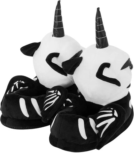 خف Killstar Bone Myth Skull Unicorn للسيدات على الطراز القوطي الناعم المريح سهل الارتداء مقاس متوسط/كبير in Kuwait