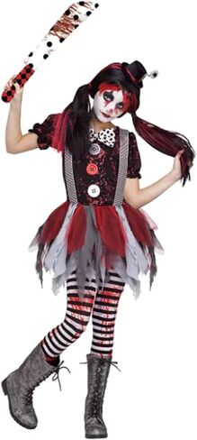 Spirit Halloween Creepy Costume Doll Clown Carnival Spooky Scary Horror in Saudi Arabia