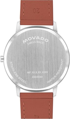 Movado Face Watch - Swiss Quartz, Leather Strap - Classic, Timeless Luxury Fashion Timepiece for Him or Her - 41mm in Saudi Arabia