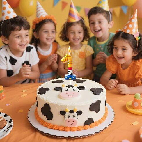 Toys Inspired Game Birthday Number Candles, Cartoon Story Number Candles, Cartoon Cake Decorations, Birthday Decoration Supplies, Suitable for Boys and Girls Party Celebrations (2) in Kuwait