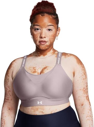 حمالة صدر رياضية نسائية من Under Armour Infinity High Impact، (016) Tetra Gray / / White، X-Large D-DD in Saudi Arabia