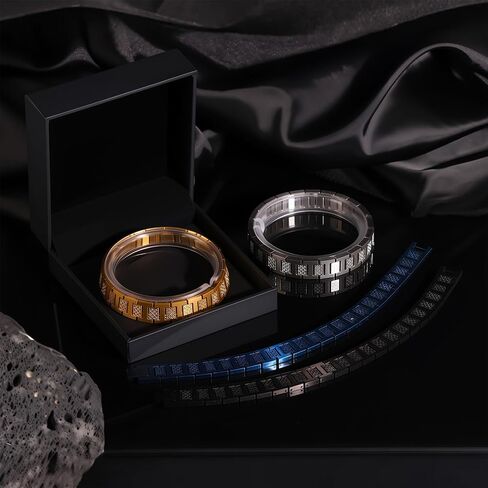 Masculine Watch Band Stainless Steel Link Bracelet Jewelry, To Father Man Boyfriend Husband Son Bracelet Gifts in Saudi Arabia