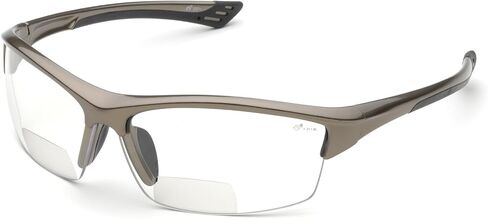 Delta Plus - WELRX500C20 RX-500C 2.0 Diopter Full Lens Magnifier Safety Glasses, Black Frame /Clear Lens in Saudi Arabia