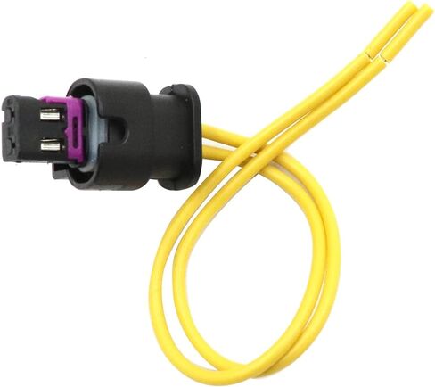 Priprilod License Plate Light Connector Harness 2-Way Compatible with Ram 1500，2500，3500 2019 2020 Harness Pigtail Plug Wiring #4F0973702 in Saudi Arabia