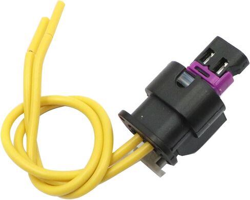 Priprilod License Plate Light Connector Harness 2-Way Compatible with Ram 1500，2500，3500 2019 2020 Harness Pigtail Plug Wiring #4F0973702 in Saudi Arabia