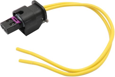 Priprilod License Plate Light Connector Harness 2-Way Compatible with Ram 1500，2500，3500 2019 2020 Harness Pigtail Plug Wiring #4F0973702 in Saudi Arabia
