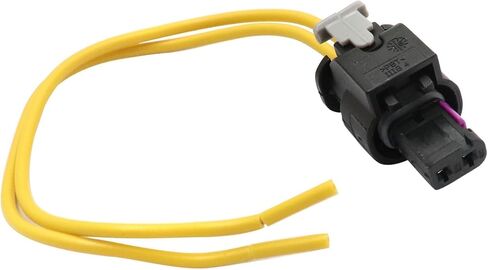 Priprilod License Plate Light Connector Harness 2-Way Compatible with Ram 1500，2500，3500 2019 2020 Harness Pigtail Plug Wiring #4F0973702 in Saudi Arabia