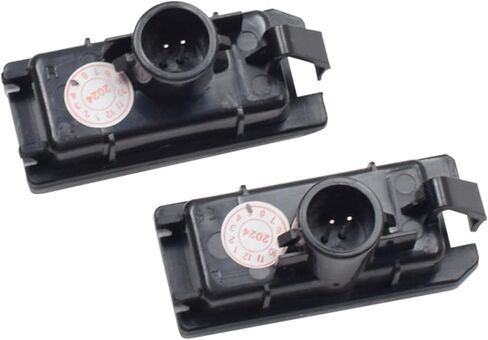 AJHLJ® 2Pcs LED Number Plate Lamp For Jeep Grand Cherokee 2014-2020 Compass 2014-2017 Patriot 2014-2017 White License Plate Light Assembly Fiat 500 Maserati Levante Dodge Viper in Kuwait