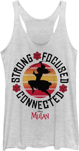 Fifth Sun Disney Mulan Strong Focus Women's Racerback Tank Top in Saudi Arabia