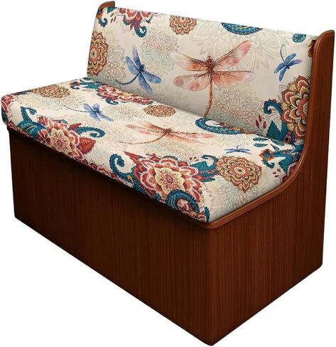 RV Dinette Cushions Covers with Elastic Band Retro Dragonfly Sunflower Pattern RV Sofa Seat Slipcovers Universal Fit Travel Trailer Couch Home & Kitchen Accessories in Saudi Arabia