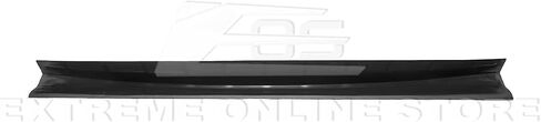 Replacement for 2014-2018 Chevrolet Silverado 1500 | 2016-2018 GMC Sierra All Models | Street Series ABS Plastic Primer Black Rear Trunk Lid Wing Tailgate Spoiler in Saudi Arabia