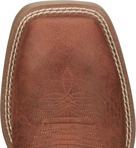 حذاء Justin Boot Company النسائي Stampede Halter Roasted Cognac 11 في الأعلى بمقدمة مربعة حذاء راعية البقر بني 6 B in Saudi Arabia