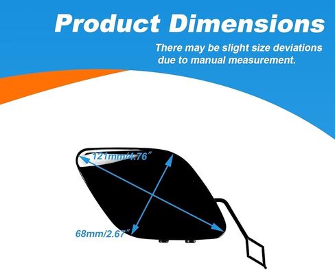 Car Front Bumper Tow Hook Cover Cap Towing Eye Fit For BMW 3 Series G20 Sedan G21 Wagon Fit 316d 318dX 2019 2020 2021 2022 (Carbon Black) 51118496520 Only suitable for Standard Package edition in Saudi Arabia