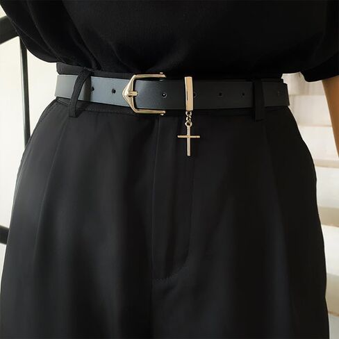 EMMIOL Star Studded Belt Y2K Vintage Belts,Gothic Women Leather Waistband,Punk Rock Hip Hop Grunge PU Leather Belt in Kuwait