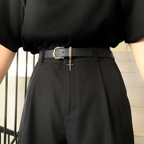 EMMIOL Star Studded Belt Y2K Vintage Belts,Gothic Women Leather Waistband,Punk Rock Hip Hop Grunge PU Leather Belt in Kuwait