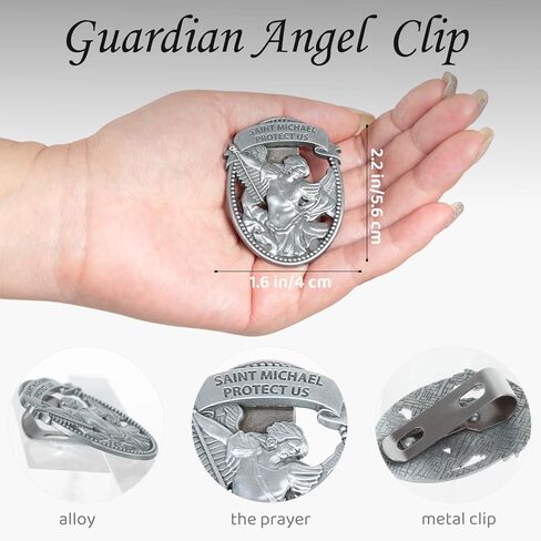 مشابك قناع الملاك الحارس للسيارات، NPBIYOYG Angel Car Clips لا تقود أبدًا أسرع من قدرة ملاكك الحارس على الطيران، هدية ذات مغزى للسائق الجديد، بارك سلامة القيادة in Saudi Arabia