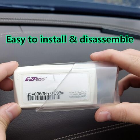 حامل EZ Pass لجهاز EZ Pass Mini وiPass مع أكواب شفط للزجاج الأمامي، حامل جهاز إرسال واستقبال على الزجاج الأمامي بدون حفر in Kuwait