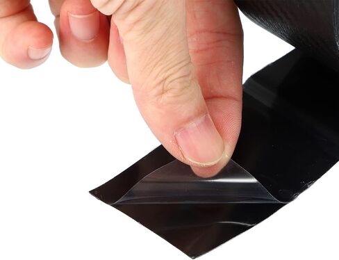 X AUTOHAUX Door Edge Guard Sticker for Car Sill Carbon Fiber Pattern Black 7cm x 5Meter in Saudi Arabia