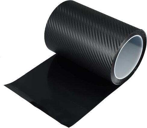 X AUTOHAUX Door Edge Guard Sticker for Car Sill Carbon Fiber Pattern Black 7cm x 5Meter in Saudi Arabia