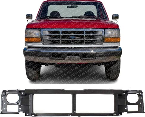 لوحة رأس تثبيت الشبكة الأمامية من البلاستيك الحراري المباشر متوافقة مع Ford Bronco 1992-1996 / Ford F-150 F-250 F-350/1992-1997 F-Super Duty FO1220113 F6TZ8A284AC in Saudi Arabia