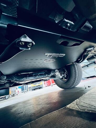 درع مضاد للسرقة لحماية المحول الحفاز، غطاء حماية، مدافع، متوافق مع Toyota Tacoma 2WD 2016-2023 مع طلاء مسحوق أسود in Saudi Arabia