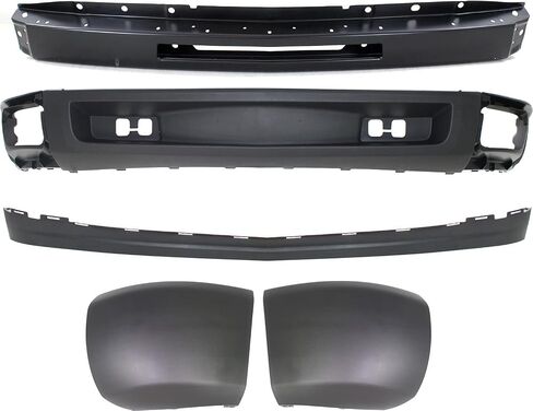 Garage-Pro Bumper Kit For 2009-2013 Chevrolet Silverado 1500, Front Primed Steel, Textured Black, 2011 Chevy Silverado 1500 Accessories, For Models w/o Tow Hook in Saudi Arabia