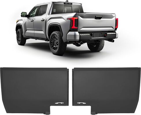 غطاء نهاية المصد الخلفي KUAFU متوافق مع 2022-2023 Toyota Tundra استبدال لـ 52181-0C050 52182-0C050 TO1117113 TO1116113 غطاء نهاية المصد من البلاستيك PP مطلي باللون الأسود غير اللامع يسار + يمين in Kuwait