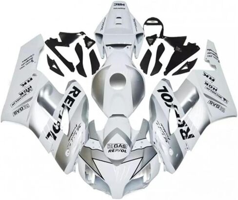 NT FAIRING Silver White Repsol Fairing Fit for HONDA 2004 2005 CBR1000RR CBR 1000RR New Injection ABS Plastics Bodywork Body Kit Bodyframe Body Work 04 05 a101 in Saudi Arabia