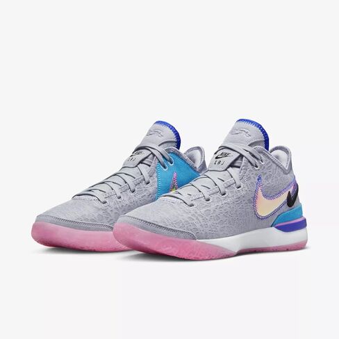 أحذية كرة السلة Nike Zoom Lebron NXXT Gen للرجال (Wolf Grey/Pink Spell، نظام مقاسات الأحذية الأمريكية، للبالغين، للرجال، رقمي، متوسط، 10) in Saudi Arabia