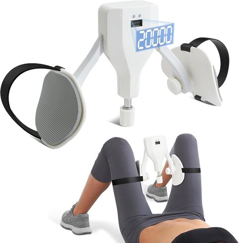 Thigh Master Thigh Exerciser - 0-44 Lb Adjustable Pelvic Floor Kegel Thigh Trainer Toner for Postpartum, Inner Thigh Exercise Equipment 4 Fixed Straps, Easy to Use at Home, Office, Travel, Gym in Kuwait