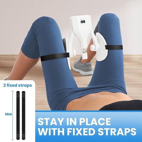 Thigh Master Thigh Exerciser - 0-44 Lb Adjustable Pelvic Floor Kegel Thigh Trainer Toner for Postpartum, Inner Thigh Exercise Equipment 4 Fixed Straps, Easy to Use at Home, Office, Travel, Gym in Kuwait