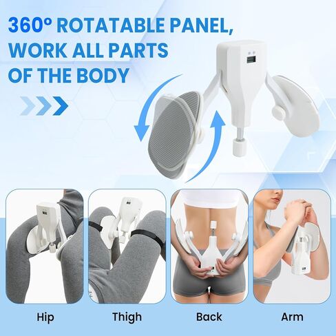 Thigh Master Thigh Exerciser - 0-44 Lb Adjustable Pelvic Floor Kegel Thigh Trainer Toner for Postpartum, Inner Thigh Exercise Equipment 4 Fixed Straps, Easy to Use at Home, Office, Travel, Gym in Kuwait