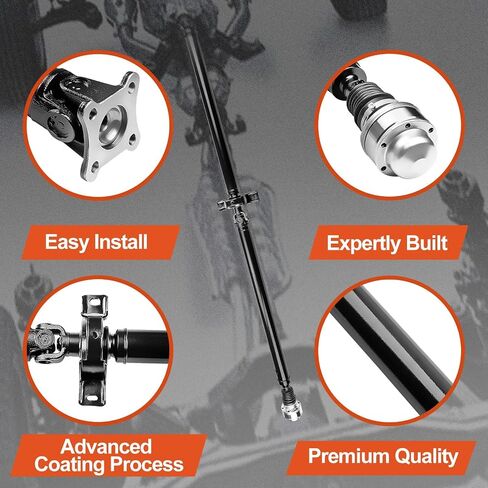 946-036 Rear Complete Drive Shaft Prop Shaft Driveshaft Assembly [AWD] Fit for Chevrolet Equinox, Fit for GMC Terrain 2010-2017, 2.4L 3.0L, Replace OE 20824105, 84214206 in Saudi Arabia