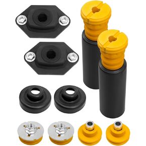Rear Upper Lower Shock Mount Rear Shock Absorber and Bump Stops Kit Fit for BMW E82 E87 E88 E90 E92 Replace 33526768544 33536767334 33506771737 33506771738 33506767010