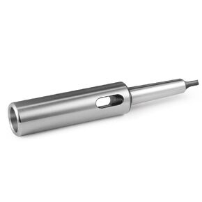 Morse Taper Extension Socket,Extension Sleeve with External and Internal Morse Tape,MT2‑MT2 Extension Collet,Morse Taper Adapter Reducing Drill Chuck Sleeve (MT2 Inside - MT3 Outside)