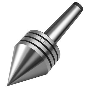 Super Heavy Duty Live Tailstock Center, 2 Morse Taper, Woodworking Tapered Turn Center, MT2 Live Center with 60 Degree Point (MT2 Live Centers)