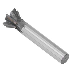Dovetail Cutter Wear Resistant 60 Degree End Mill 6 Flutes with Straight Shank for Steel Iron Machining,Shanryah12D