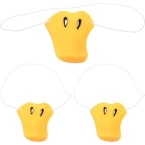 3 Pieces Duck Bill Masks Beak Nose Animal Masks Costume Accessory Funny Duck Masks Cosplay Props Novelty Item Party Favors