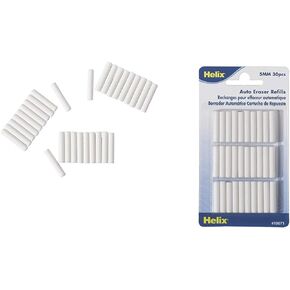 Helix Automatic Eraser Refills, Pack of 30 (19071) (3 Pack of 30)