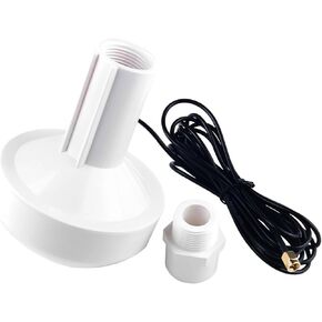 Marine GPS Antenna Boat Ship Yacht Navigation External Receiver SMA Male 96 * 126mm Wire Length 3 Meters for Garmin, Transducers Fishfinder