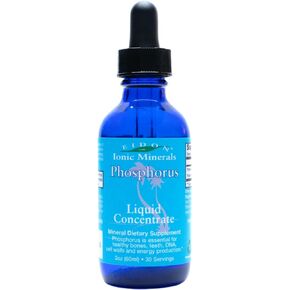 Eidon Ionic Minerals Liquid Phosphorus - Phosphorus Drops Supplement, Potassium Phosphate Mineral Drops for Water, Support Energy Production, Support Bone and Teeth Health, 2 oz