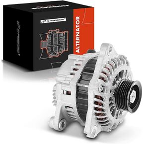 A-Premium Alternator Compatible with Ford Edge 07-14, Fusion 10-12, Taurus 08-12 3.5L & Lincoln MKS 10 V6 3.7L, MKX 07-10 3.5L, MKZ 07-12 3.5L & Mercury Sable 08-09 3.5L, 12V 150A 6-Groove Pulley CW