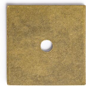 Decorative Square Washer Brass Hardware 1.5 Inches - Set of 10 - Architectural, Interior Design, Doors, Furniture Cabinet Customization Hardware - Architectural, Interior Design, D