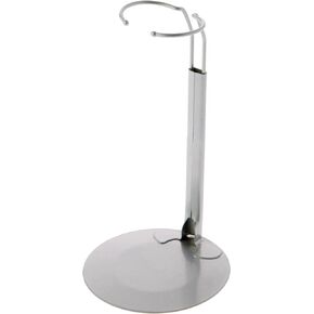Plymor DSP-70B Black Adjustable Doll Stand, fits 12, 13, 14, 15, 16, and 17 inch Dolls or Action Figures, Waist is 2.25 to 2.75 inches Wide, 6 to 8 inches Around